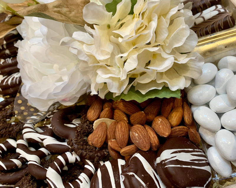 Kosher Chocolate And Flower Center Pieces