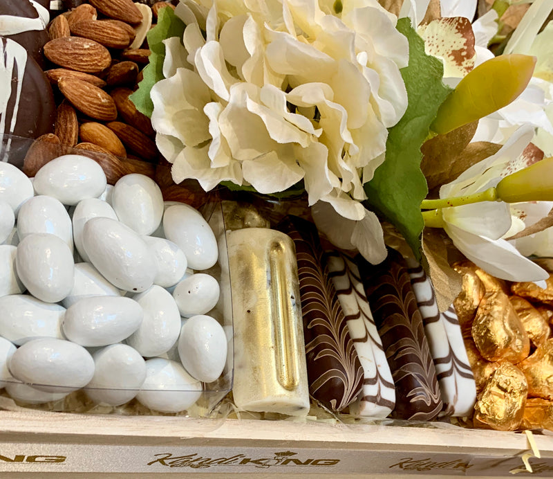 Kosher Chocolate And Flower Center Pieces