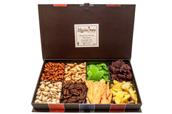 8 Section Gift Box Platter - Dried Fruits & Nuts Collection