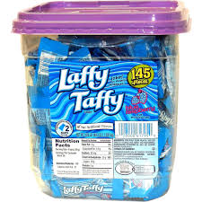 Wild Blue Raspberry Laffy Taffy Chews - 145CT Tub