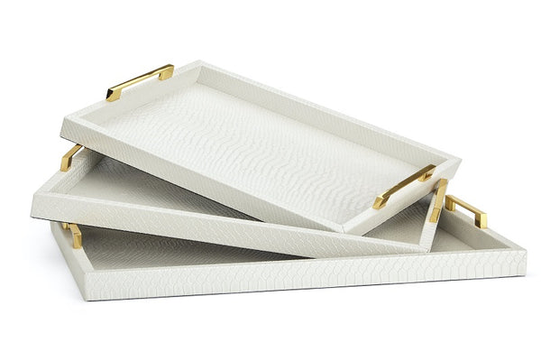 Luxury White/Pearl Trays